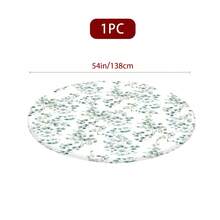 1/36 buc. Față de masă rotundă, stil boem nordic modern, cu crengi de copac și frunze, imprimare digitală, 48 in/54 in, elastică, protectoare, rezistentă la zgârieturi, potrivită pentru viața de zi cu zi, mese de interior/exterior, balcon, camping, cadou ideal - Față de masă elastică - Vizualizare 25