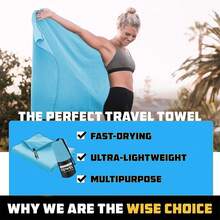 Toalha de praia/natação de microfibra absorvente de secagem rápida, 2/1 peça, toalha de praia macia de secagem rápida, dupla face, de pelúcia, cor sólida, portátil, para ioga, fitness e esportes