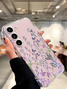 1 chiếc ốp lưng điện thoại mềm mại, họa tiết hoa thời trang, tương thích với iPhone 17/17 Air/17 Pro/17 Pro Max, Honor, Redmi, Galaxy A04e/12/A13/A14/A34/A50/A52/A53/A54/S21/S22/S23/S24/S25/S25Ultra, 6A/7A/8A, 12T/13T - Trong sáng - Xem 6