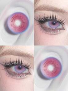 Lalens甜美粉色美瞳，半年抛型，适合深棕色眼睛；Lalens自然蓝色美瞳，半年抛型，适合浅棕色眼睛；Lalens灰色美瞳（6个月抛型），日抛型2片装，柔软材质，适合万圣节角色扮演 - 半年拋 - 查看 4