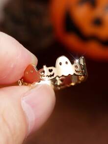 1pc Luxury Colorful Water Drop Stone Ring, Silver Color Multi-Color Claw Set Colorful Cubic Zirconia, Daily Jewelry Gift For Girls - ring - View 8