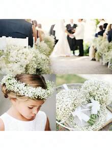 18 Stücke künstliche Schleierkraut Blumen mit Stielen, realistische künstliche Blumen für Zuhause, Büro, Blumenarrangements, Gartendekoration, Hochzeit, Geburtstag, Brautgeschenke