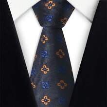 1pc Paisley Pattern Casual Necktie, Polyester Fiber, Suitable For Work, Street, All Seasons, Hot Selling Promotion