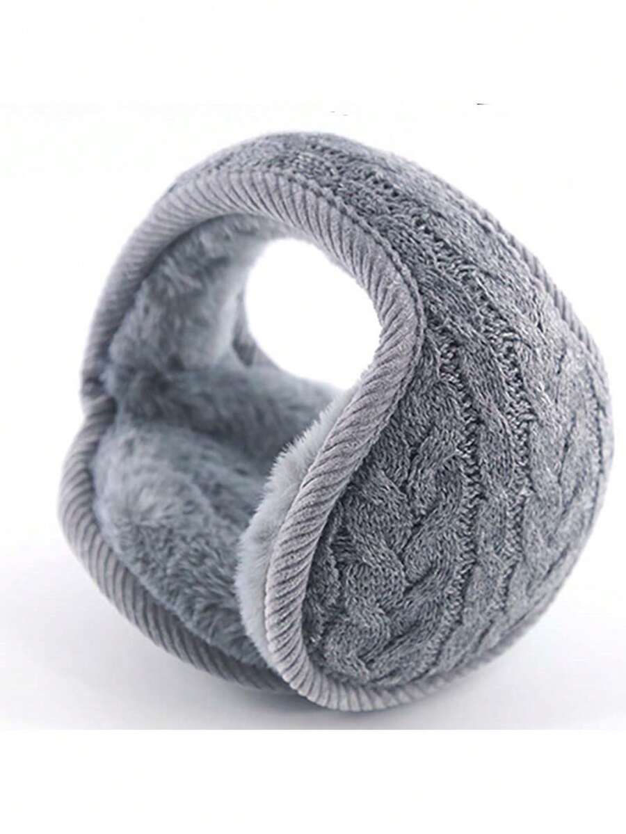 1 pieza Orejera para hombres, orejeras plegables de punto para mantener el calor y la protección del frío en exteriores en invierno - Multicolor - Ver 1
