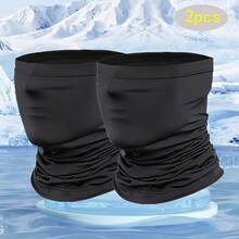 2 Stück Dieser multifunktionale Ski-Nackenwärmer ist ein Muss für Wintersportbegeisterte. Hergestellt aus hochwertigem, atmungsaktivem Material, bietet er hervorragenden Schutz gegen Kälte, Wind und Schnee.