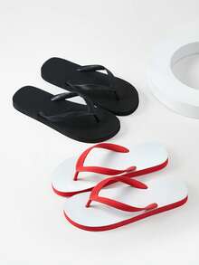 Flip-Flops Male Wearing Retro Beach Sandals Thai Style Personality Student Anti-Slip Wear-Resistant Rubber Slippers Male