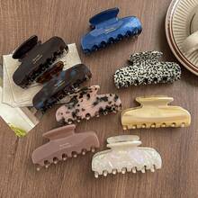 Pinza de pelo de estilo francés vintage coreano elegante de acrílico para mujeres