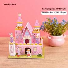 1pc 2025 New Bestselling 3D Stereoscopic Puzzle, Kindergarten/School DIY Craft Model, Children's Intellectual Toy, Paper Puzzle, Perfect Gift - Birthday Gift - Boy Gift - Girl Gift - Halloween Gift - Christmas Gift
