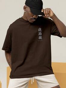 Oversized T-Shirt Streetwear Academia Naru Madara Uchiha Sharingan Pain Anime REF 7285 VEST NERD - Rỉ Nâu - Xem 8