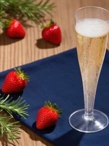 5/10 Pieces Reusable 4.5 Ounces Clear Plastic Champagne, Clear Plastic Champagne Flutes, Shatterproof Plastic Cups For Parties, Weddings And Large Events Back To School, Suitable For Weddings And Outdoor Celebrations, Champagne Flutes Plastic