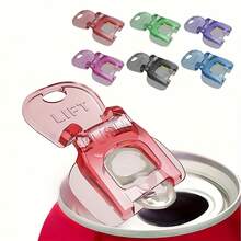 6/12 Pack Handheld Beer Beverage Can Opener, Simple Bottle Opener Seal, Dust And Insect Proof, Suitable For Soda, Beer And Cola, Perfect Halloween Christmas Gift. - Multicolor - View 3