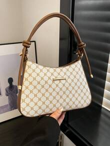 Women Large Capacity Retro Floral Underarm Shoulder Bag, Fashionable Casual Versatile - Multicolor - View 20