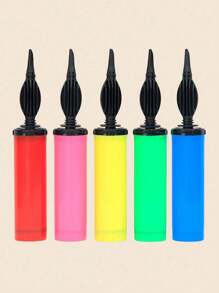 1pc Manual Balloon Inflator Pump - No Electricity Required, Random Color (Red, Green, Yellow, Pink) Handheld Latex & Foil Balloon Inflator - Easter, Wedding, Christening, Thanksgiving Party Accessory, Easy Operation Durable Design, Essential Tool For Celebrations (Recommend Purchasing 28CM Extra Large Size)