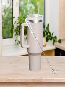 4/10pcs Stainless Steel Cleaning Brush Reusable Cleaning Brush Kitchen Supplies - Perfect For Cleaning Glass, Silicone, Metal Straws & More! Thanksgiving, Halloween, Christmas Gifts, Back To School Supplies, Halloween Gifts