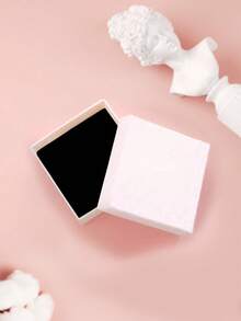 1pc S925 Sterling Silver Exquisite V-Shaped Square Zirconia Ring, Delicate Jewelry Gift For Women, Party Gift, Birthday Gift, Daily Wear - V-shaped Square Diamond Ring - View 4