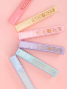 1pc Highlighter Pen, Large Capacity Fluorescent Marker Pen, Colorful Highlighting Pen For Note Taking, Diary, Eye-Friendly Fluorescent Colored Pen