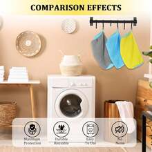 1/2pcs 360° Shoe Washing Machine Bag For All Shoe Types - Anti-Deformation, Machine Washable, Air-Drying, Protective Laundry Bag With Rich Fleece Inside, Perfect For Sneakers And Casual Shoes, - Multicolor - View 7