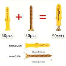 براغي توسيع بلاستيكية عالية الجودة/متعددة الأحجام/مستقرة وموثوقة/أنبوب توسيع ممتد/برغي توسيع/مثبت بلاستيكي للحائط مزود بحلقات/مجموعة براغي متنوعة مناسبة للجدران الجافة