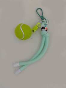 Handmade Woven Tennis Ball Bohemian Polyester Colorful Keychain, Backpack, Phone Charm, Clothing Accessory, Bookbag Lanyard, Holiday Small Halloween Accessories Teachers Day Christmas Gift Ideas Bag Accessories Lanyards With Id Holder Car Accessories Bag Charms