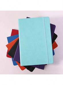 Cuaderno punteado A5 - Papel grueso de 120 g/m², 172 páginas, bolsillo trasero, banda elástica, 2 marcadores de libro de cinta, cuaderno de tapa dura premium