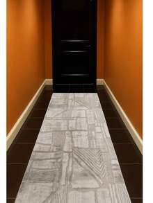 Modern Patterned Area Rug – Multiple Colors, Soft, Washable & Non-Slip Carpet For Home (Made In Turkey) - Brown - View 3