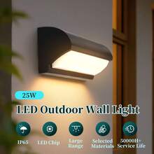 LED Garden Outdoor Wall Light Fixture, Decorative Indoor Waterproof Home Lighting Lamp, Suitable For 85V-265V, Applicable For Indoor/Stairs/Room/Entrance/Living Room/Bathroom/Kitchen/Bedroom/Corridor/Porch/Single Residence, Garden, Porch, Balcony, Stairs, Parking Lot And Passageway Lighting, Front Door, Patio. Choose Color Temperature As Needed. - Đèn tường hiên ngoài trời - Xem 11