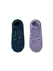 1/2/3/4/5/6 Pairs Women's Pilates Yoga Socks, Professional Non-Slip Suitable For Dance, Yoga, Workout, Fitness, Floor Exercise, Fall - Multicolor - View 18