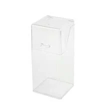 1 pieza Soporte acrílico para brochas de maquillaje, organizador de escritorio a prueba de polvo para brochas, lápices de cejas, brochas de sombras de ojos