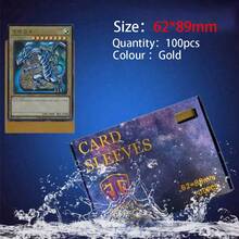 Vorinclex 100入/50入 62*89mm 磨砂卡套 YGO卡牌遊戲卡套 交易卡保護套 高品質耐用材質 獨家設計 萬聖節/聖誕節/生日禮物 - 彩色 - 查看 18