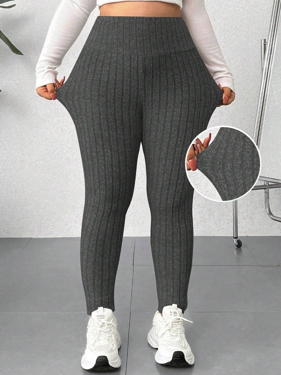 Women Leggings - Light Grey - View 1