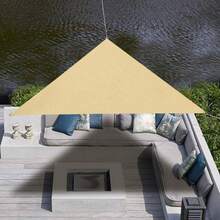 Sun Shade Sails Super Sun Shade Sail Triangular Sun Shade Sail - Yellow - View 2