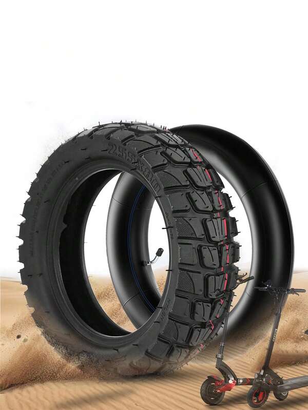 GLDYTIMES GLDYTIMES 10 Inch 10x3 255x80 80/65-6 Off-Road Rubber Tire Replacement For Nanrobot D4+ D5+ D6+/Apollo Pro/Kugoo M4 Pro/Varla Eagle 1 Electric Scooter Go Karts ATV Quad Tyre