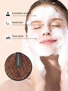 RANCAI 洗脸头带和腕带套装，化妆海绵三角粉扑爪子迷你海绵，适用于粉底液，可重复使用卸妆棉，20片装 - 彩色 - 查看 7