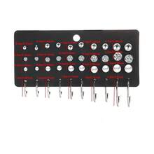 Set de 20 piezas de pendientes de aro y pendientes de bola de metal de estilo minimalista clásico, adecuados para uso diario, vacaciones, playa, fiesta, accesorios de joyería como regalo