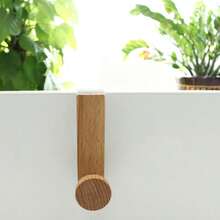 2pcs Iron Door Hook - Rustic Metal Over-The-Cabinet Hanger - Space Saving Closet Organizer For Robes & Bags - Farmhouse Home Decor