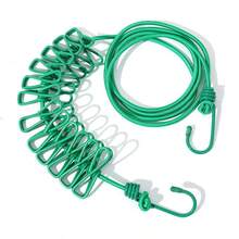 1 szt. Wielokolorowa podróżna suszarka na ubrania, przenośna suszarka do ubrań do hotelu, zewnętrzna, wiatroszczelna, wewnętrzna, balkonowa, do sypialni, do zawieszenia bez wiercenia