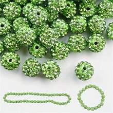 100pcs 10mm Shiny Disco Ball Beads - Shiny Yellow Plastic Beads, Reflective Surface, Suitable For Jewelry Making, DIY Crafts, Necklace And Earring Accessories, Jewelry Making Beads, Earring Components, Handmade Beads