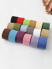 32.8ft/10m Colorful Woven Burlap Ribbon, 1.96in/5cm Wide, Suitable For DIY Crafts, Wedding Decor, Christmas Party Decoration, Halloween DIY, Event Venue Styling, Gift Wrapping, Multi-Color Options Christmas Decorations Winter Room Decor