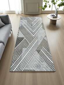 Modern Patterned Area Rug – Multiple Colors, Soft, Washable & Non-Slip Carpet For Home (Made In Turkey) - Grey - View 4