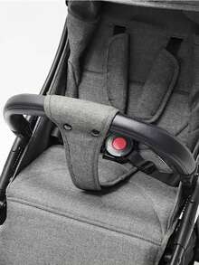 1 Pair Baby Stroller Handle Protective Cover, Universal Stroller Grip Accessories - Black - View 5