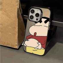 Custodia per telefono con motivo Shin Chan per iPhone 16 Pro Max/16 Pro/15/15 Plus/15 Pro/15 Pro Max, 14/14 Plus/14 Pro/14 Pro Max, 13/13 Pro/13 Pro Max, 12/12 Pro/12 Pro Max, 11/11 Pro/11 Pro Max, 7/8 Plus, XR/Xs Max