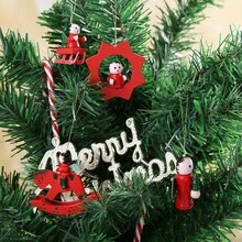 30pcs/Set Christmas Ornament Plush Toys Gift Box