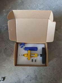 2 in 1 Taglierina manuale per vetro e piastrelle con ruota diamantata - Strumento di taglio preciso per fai da te e costruzione, base e morsetto in metallo regolabili, design portatile leggero (telaio robusto + viti blu), impugnatura ergonomica, struttura durevole