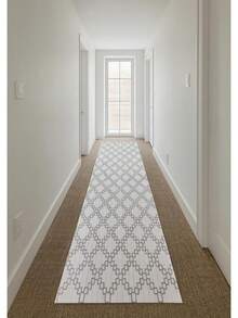 Modern Patterned Area Rug – Multiple Colors, Soft, Washable & Non-Slip Carpet For Home (Made In Turkey) - Black and White - View 3