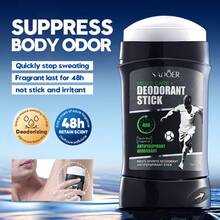 1pc Men's Antiperspirant Stick, Strong Deodorant And Antiperspirant Body Lotion, Classic Cologne Fragrance/Ocean Wilderness Fragrance/Azure Fragrance, Fast Stopper, Reduces Sweating, Gentle Deodorant, Effectively Neutralizes Odor, Long-Lasting Fragrance, Fresh And Soothing Body, 48-Hour Refreshing Effect, Skin-Friendly, Refreshing And Non-Greasy