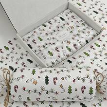 15/30 Sheets, Christmas Light Pattern Thin Paper, Christmas Tree, Candy, Stars Hand Wrapping Paper, Easy-To-Protect Items, Gift Box Filling, Party Decorations - Christmas Style Design, Durable Packaging, Holiday Packaging, Festive Decoration Christmas Christmas Decorations Christmas Pajamas Christmas Gifts Christmas Decor - Multicolor - View 12