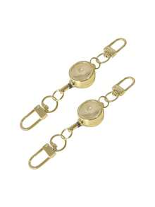 1/2pcs Retractable Carabiner Hook, Multi-Functional Retractable Lanyard, Bag Accessories, Keychain, Minimalist & Practical, Suitable For Daily Use - Multicolor - View 7