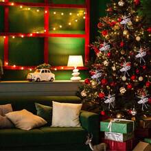 2pcs 2D Sparkling Dancer Christmas Decorations, 3.5-Inch Acrylic Dancer Dance Decorations, Dancer Christmaecorations, Tree Decorations Ballet Decorations