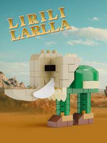 积木拼装立方体迷你积木人偶玩具儿童礼物，积木卡通人物小颗粒拼装DIY积木玩具儿童生日礼物人偶迷你玩具积木玩具男孩儿童 - 彩色 - 查看 8