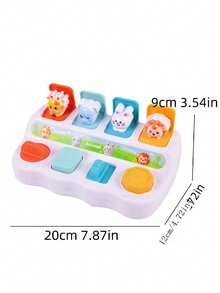 因果玩具 – 带按钮和颜色的益智玩具 – 颜色分类动物玩具 – 适合儿童、幼儿、婴儿 – 18 个月以上 – 弹出式玩具、婴儿玩具、幼儿玩具、男婴玩具、婴儿玩具、幼儿玩具、玩具、6 个月婴儿玩具、动物玩具、婴儿床玩具、婴儿玩具、男婴玩具、婴儿玩具、幼儿玩具、玩具、2 岁玩具